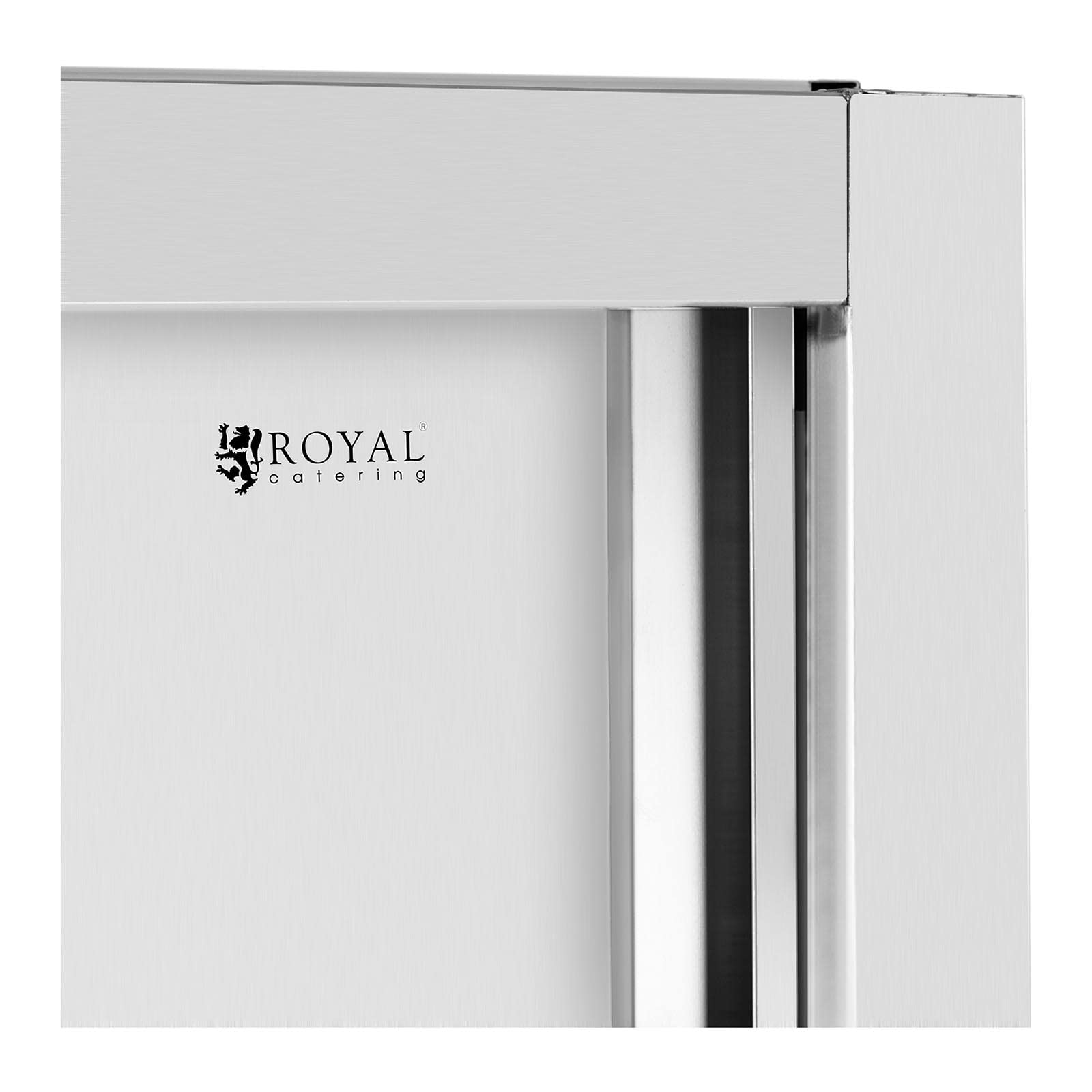 Royal Catering Armadio alto RCDC-120 in acciaio inox 1200 x 500 x 1800 mm