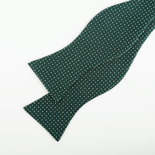 Image of Alizeal Mens 2pcs Solid Self-tied Bow Tie Set