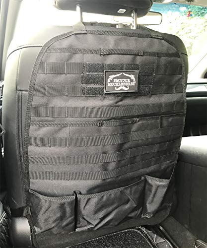 Motusamare Tactical MOLLE Car Seat Organizer，Universal Seat Cover Case Vehicle Panel Car Seat