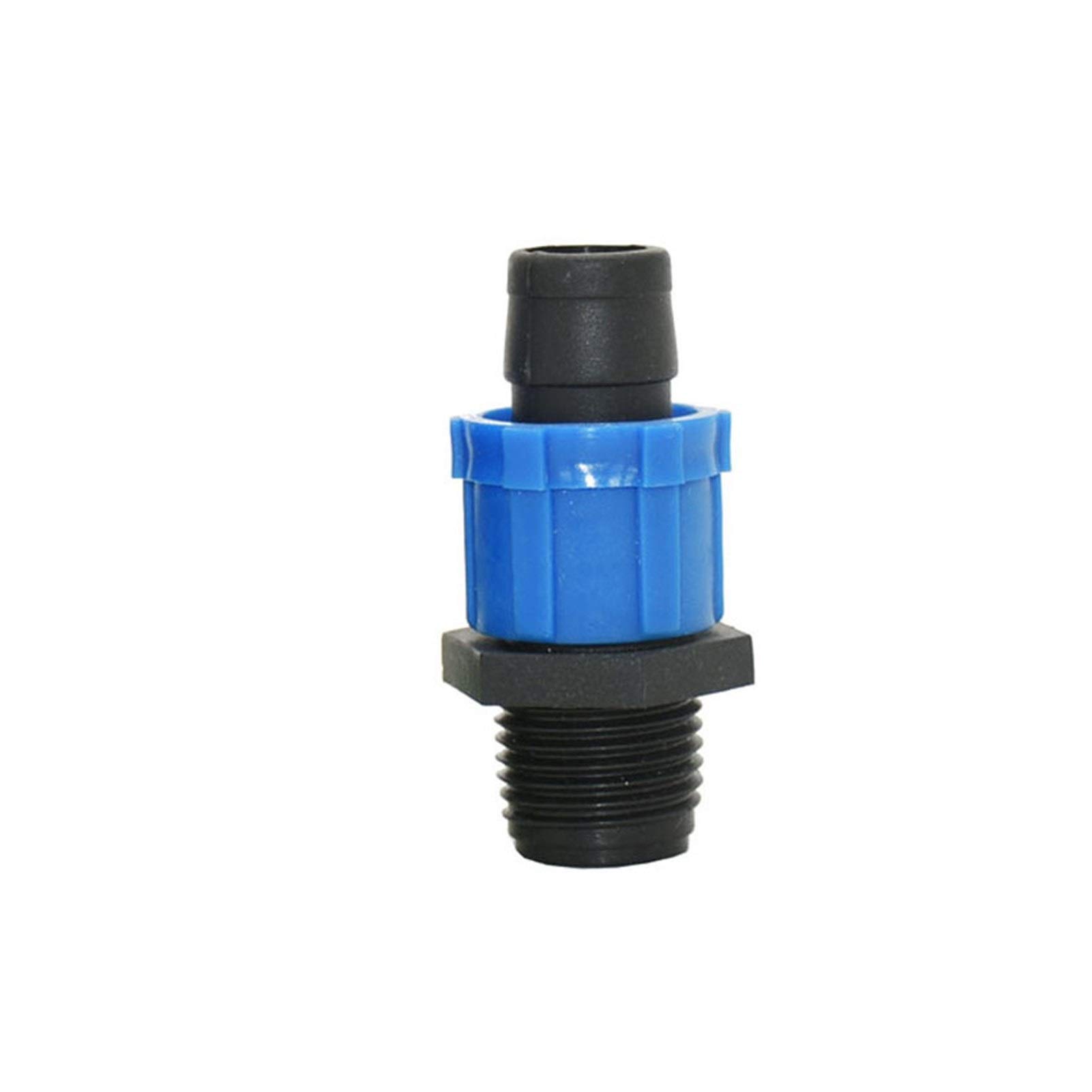 Ceinture irrigation goutte à goutte 16 mm connecteur mâle 1/2 de jardin
