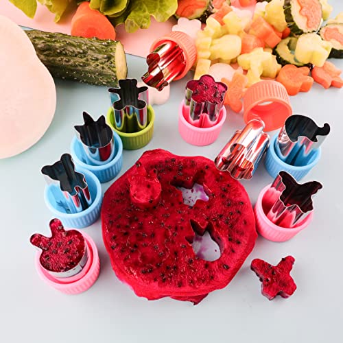 Stainless Steel Sandwiches Cutter Set Kids Vegetable Fruit Cutters Heart Star Dinosaur Mousehead Sandwich Cutters Shape Cookie Cutout Fun Food Shape Cutters For Baking #TOP3
