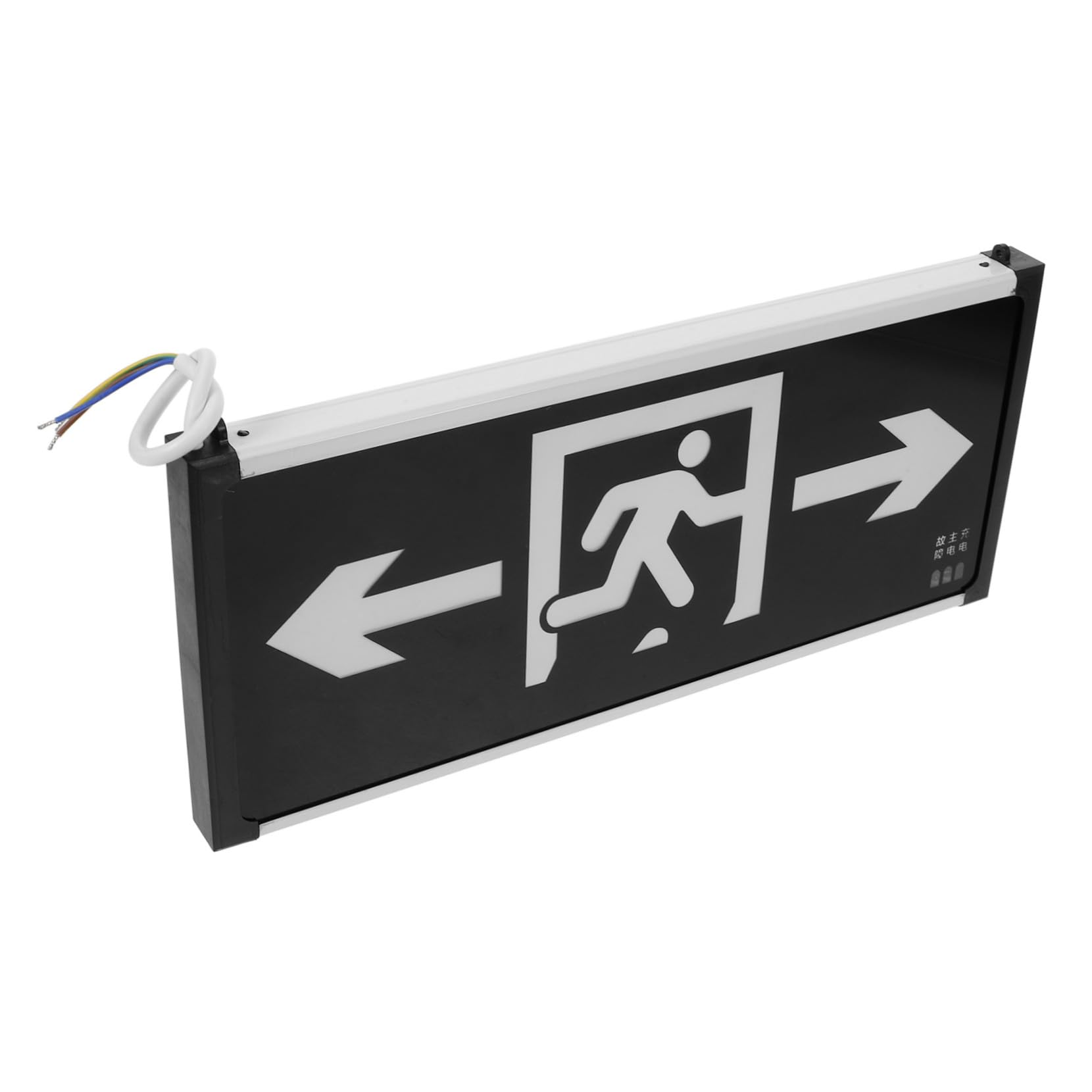 Artibetter 5piezas Señal De Salida De Emergencia Led Diseño Colgante Para Edificios Públicos y Lugares Comerciales Guía Direccional Doble Cara Fácil Instalación y Movilidad
