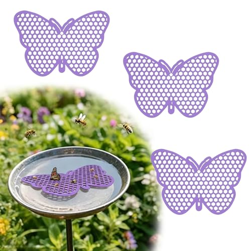 Noaxylic 3 Stück Bienentränke, Tränke, Insektentränke Garten, Wasserstelle Bienenschwimmende Insel, Schmetterlings Bienenfutter, für Gartendekoration, Outdoor, Fütterung