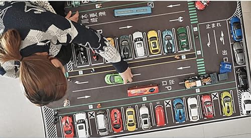 カーペット ラグ 道路 キッズ プレイマット ロードマップ 140*110cm キッズ 子供部屋ん 遊びマット 洗える 赤ちゃ 滑り止め 軽量 丸洗い 快適 絨毯 保温 ふわふわ ベビーマット ラグマット 大判 小学生 かわいい 児童向け ソファ カラー