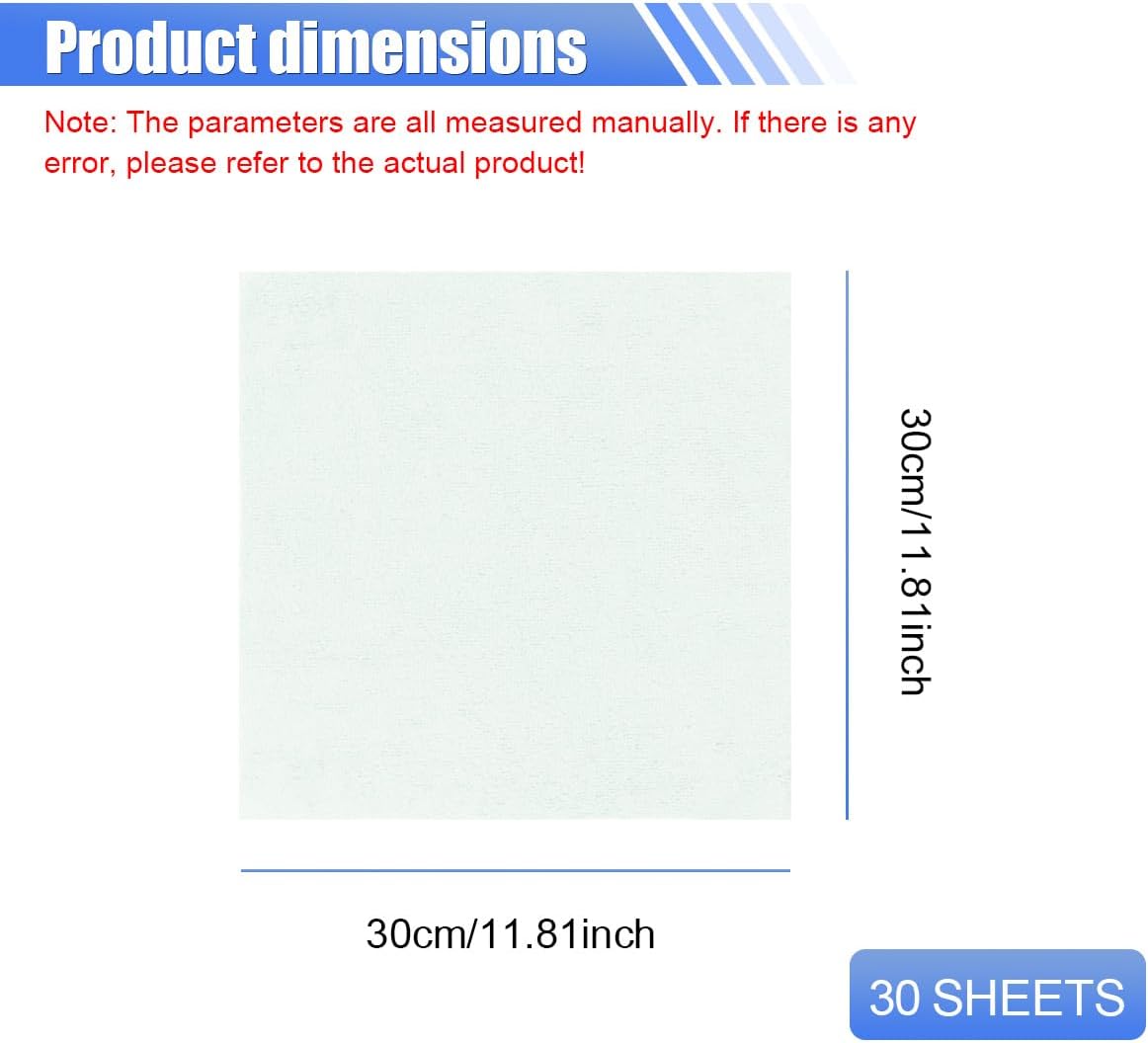 Craedli 30 Sheets Microfiber Cleaning Cloth Roll, 12"×12" Tear Away Reusable Towels for Cars, Ultra Absorbent & Lint-Free Washable Cleaning Rags for Auto Detailing, Garage, Shop, Home(Light Green)