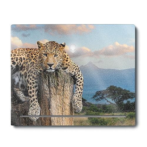 Image of MightySkins Glossy Glitter Skin Compatible with Alienware X16 R1 (2023) Full Wrap Kit - Chill Leopard | Protective, Durable High-Gloss Glitter Finish | Easy to Apply & Change Styles | Made in The USA