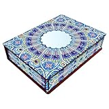Diamond Painting Aufbewahrungsbox, große Kapazität, Ring-Organizer Etui, DIY Diamond Painting Kit, DIY 5D Diamond Painting Schmuckkästchen, Schmuckkasten for Frauen und Mädchen