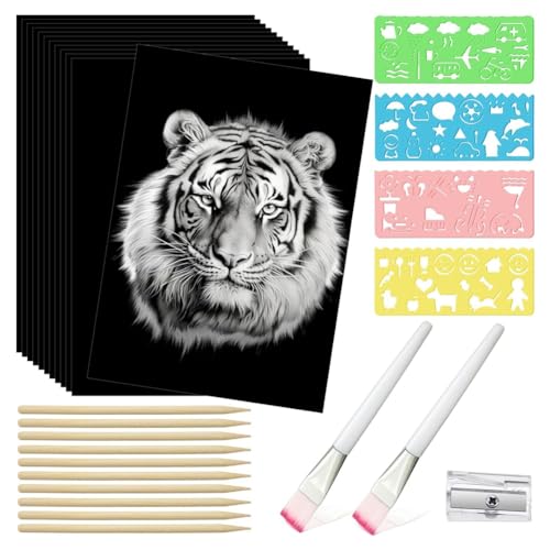 Schwarzes Kratzpapier Für Kratzpapier | Scratch Citydenkmäler Für Die