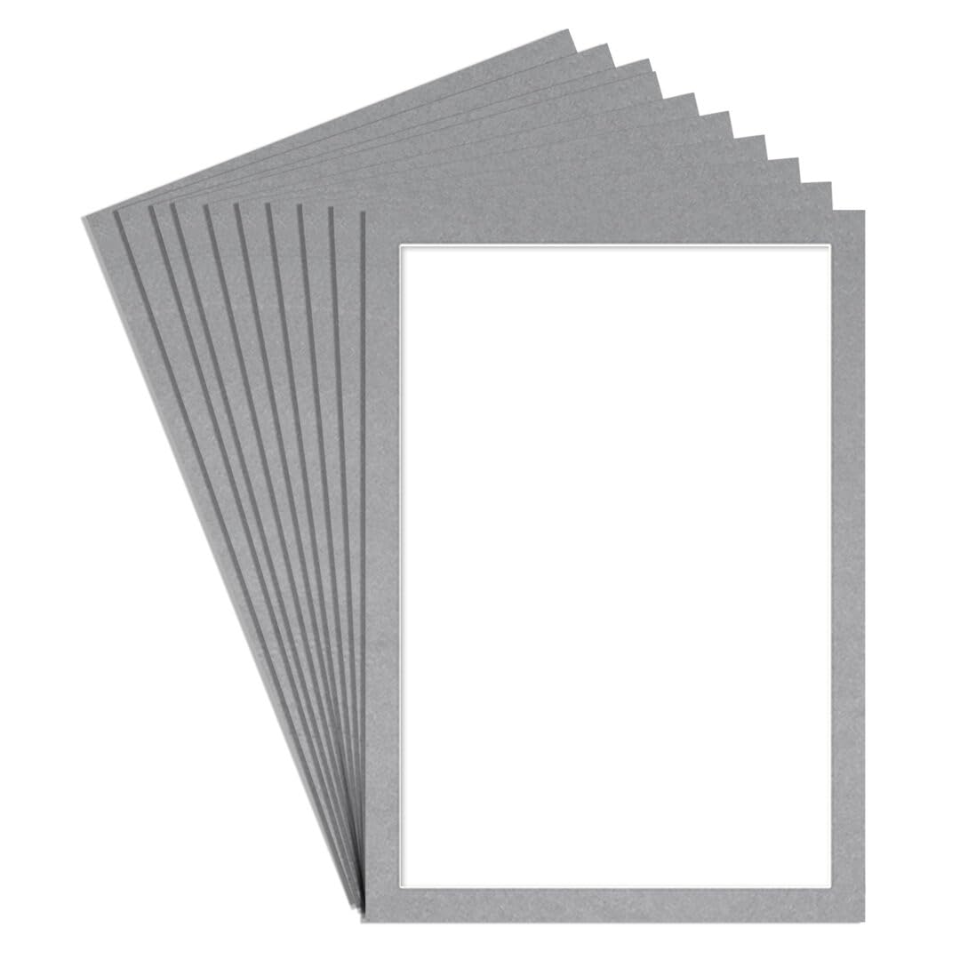 Alison Kingsgate 100X70CM Silver Picture Mount for Frame - 90X60CM Aperture — image 1