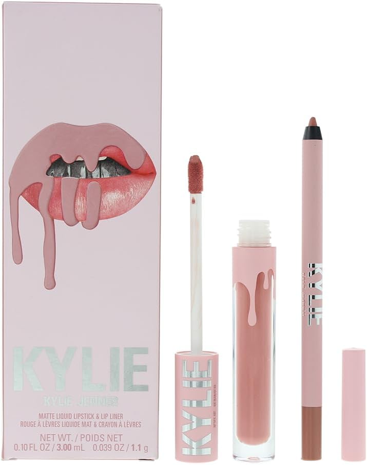 Matte Lip Kit - 300 Koko K by Kylie Cosmetics for Women - 2 Pc 0.10oz Matte Liquid Lipstick, 0.03oz Lip Liner