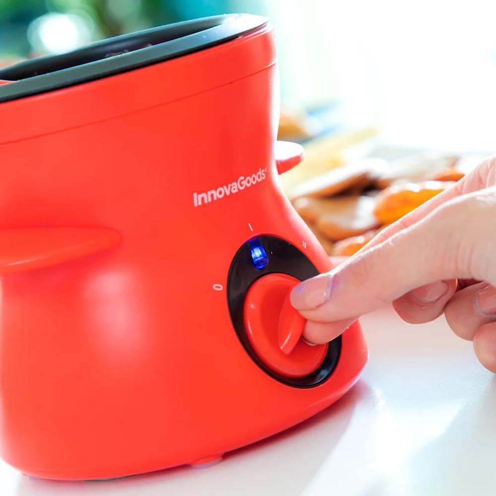 InnovaGoods® Fondue de chocolate con accesorios Fonlat, disfruta de deliciosos fondues de chocolate, con función de fondue de chocolate, accesorios y diseño elegante, ideal para el hogar y las fiestas