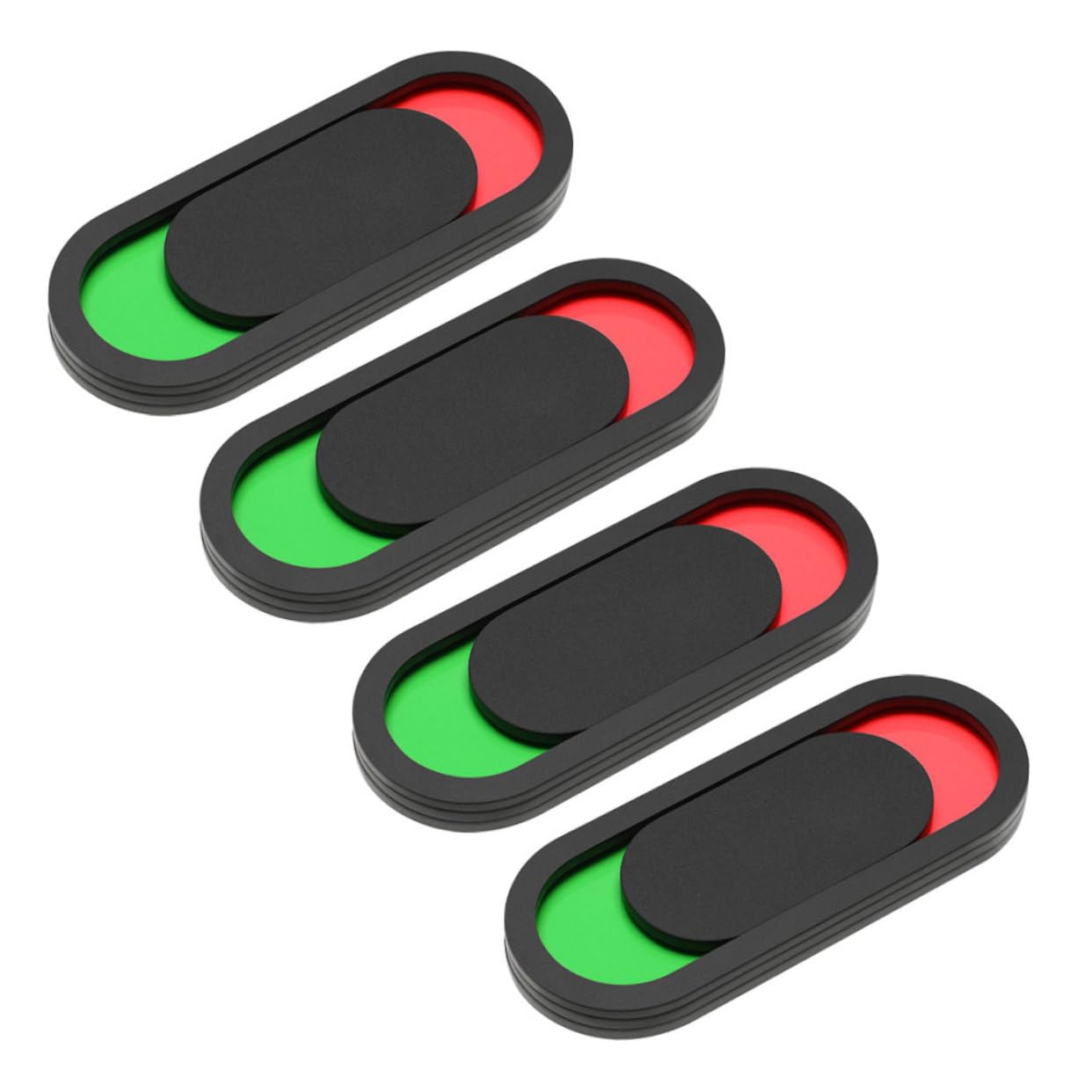 SHINEOFI 12 Set Di Cartelli Per Servizi Igienici Occupati/liberi Indicatori Scorrevoli Per La Privacy in Ufficio Facile Applicazione Cartelli in Plastica Per Porte 4 Pezzi*12