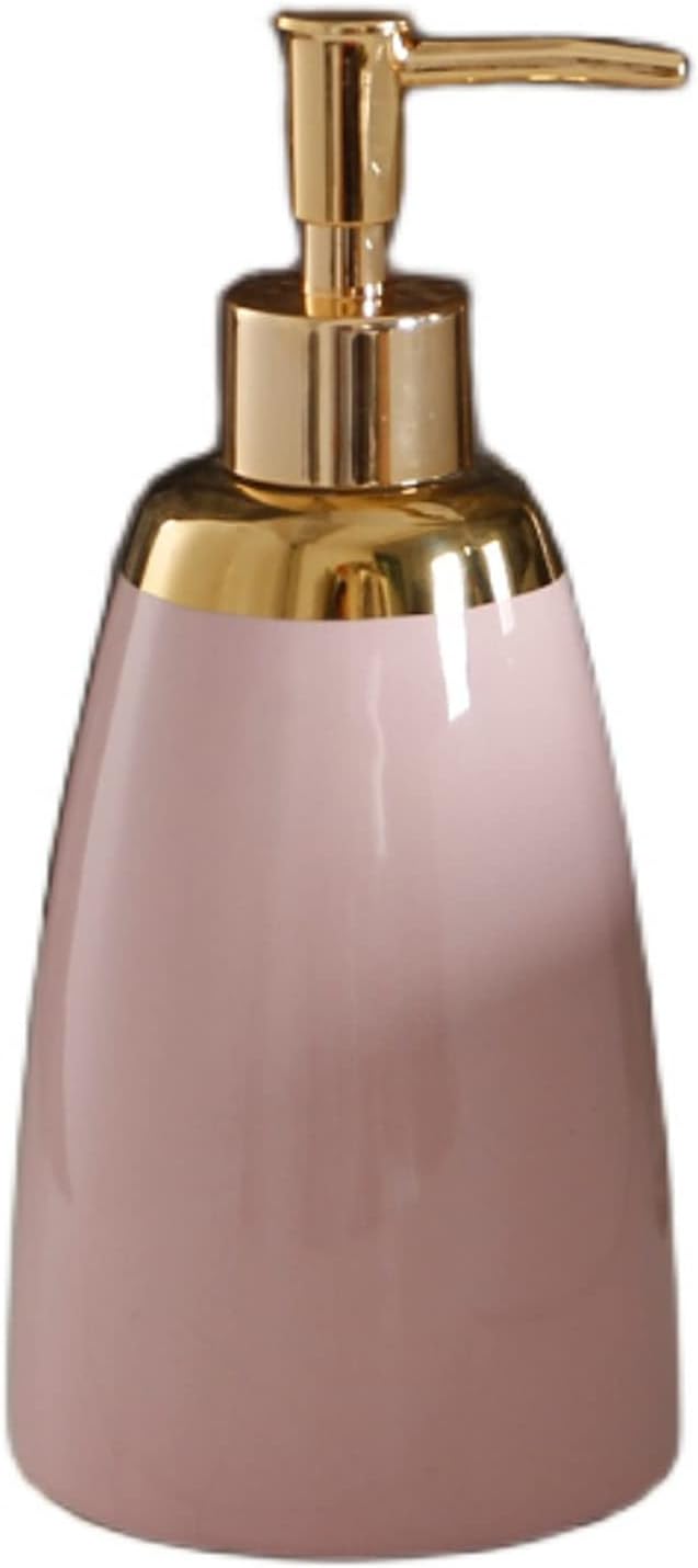 Lotion Dispenser Ceramic Lotion Bottle Plastic Pump Head Dispenser Kitchen Bathroom Dishwashing Liquid Soap Liquid Soap Dispenser 500ml/17.6oz Bathroom Lotion Dispensers (Color :)