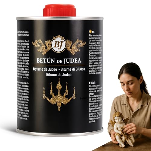 PLAYZOCO Betún Judea, Tinte para madera natural, Limpiador y desengrasante, no deja huella ni...