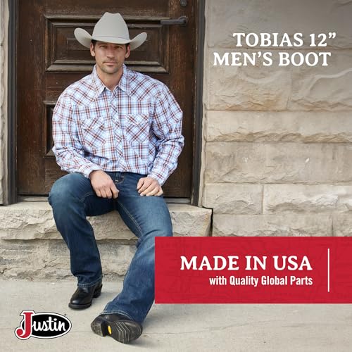 Justin Men's Tobias 12" Western Boot2