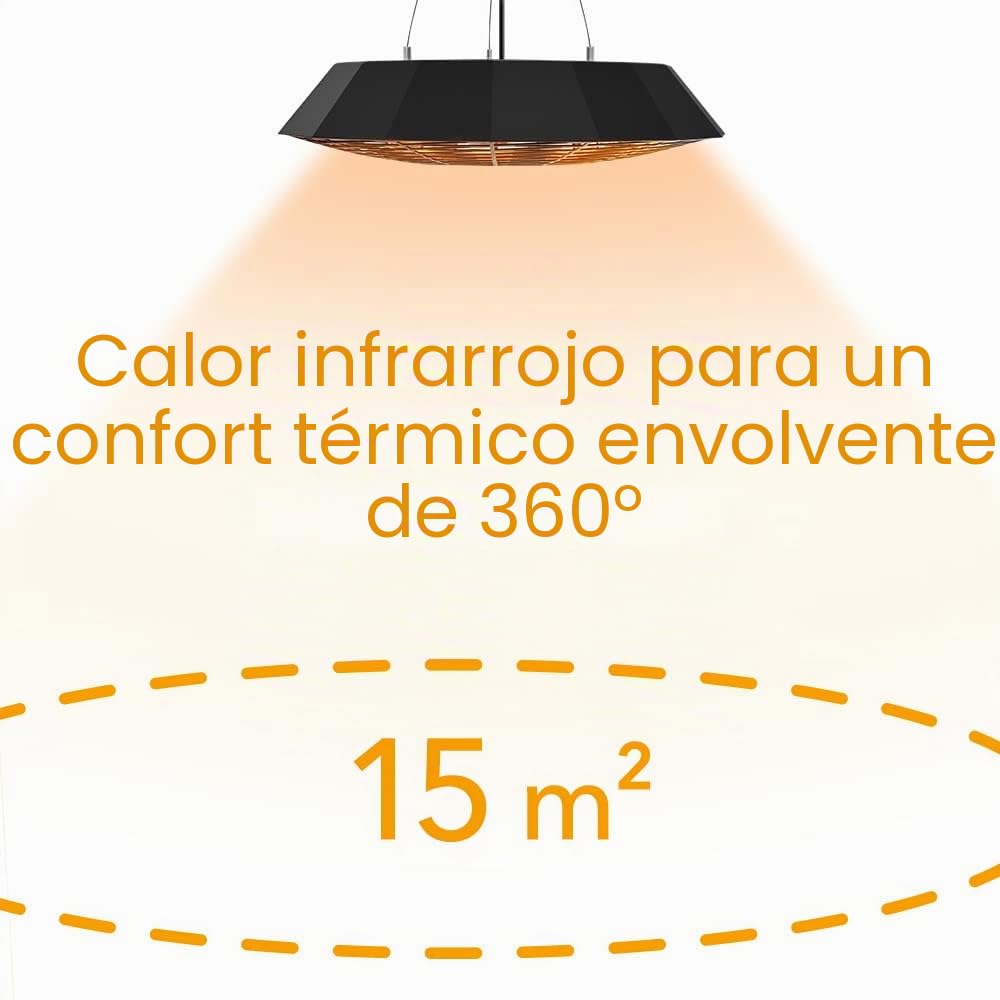 IR 2010 SC Calefactor de techo radiante de diseño