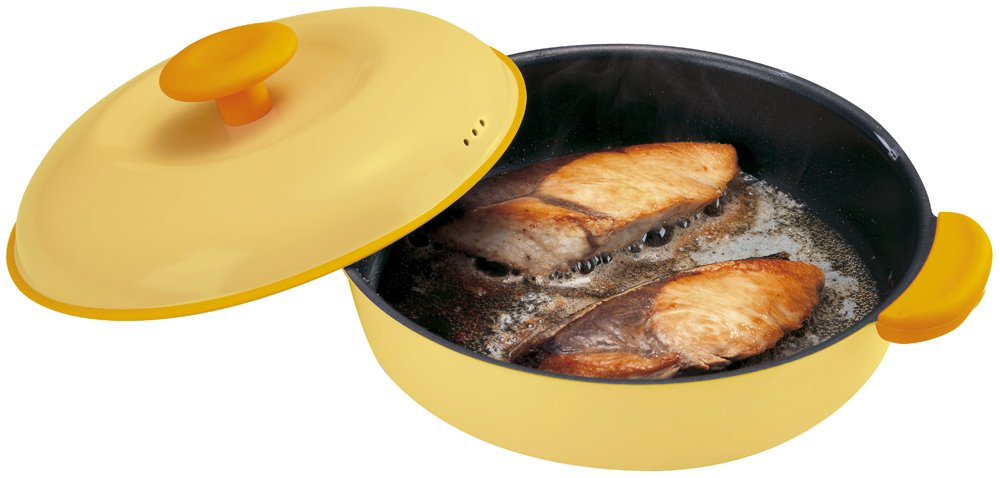 Amazon｜Colle-ii レンジで焼調理も出来るマルチパン オレンジ DH-6184