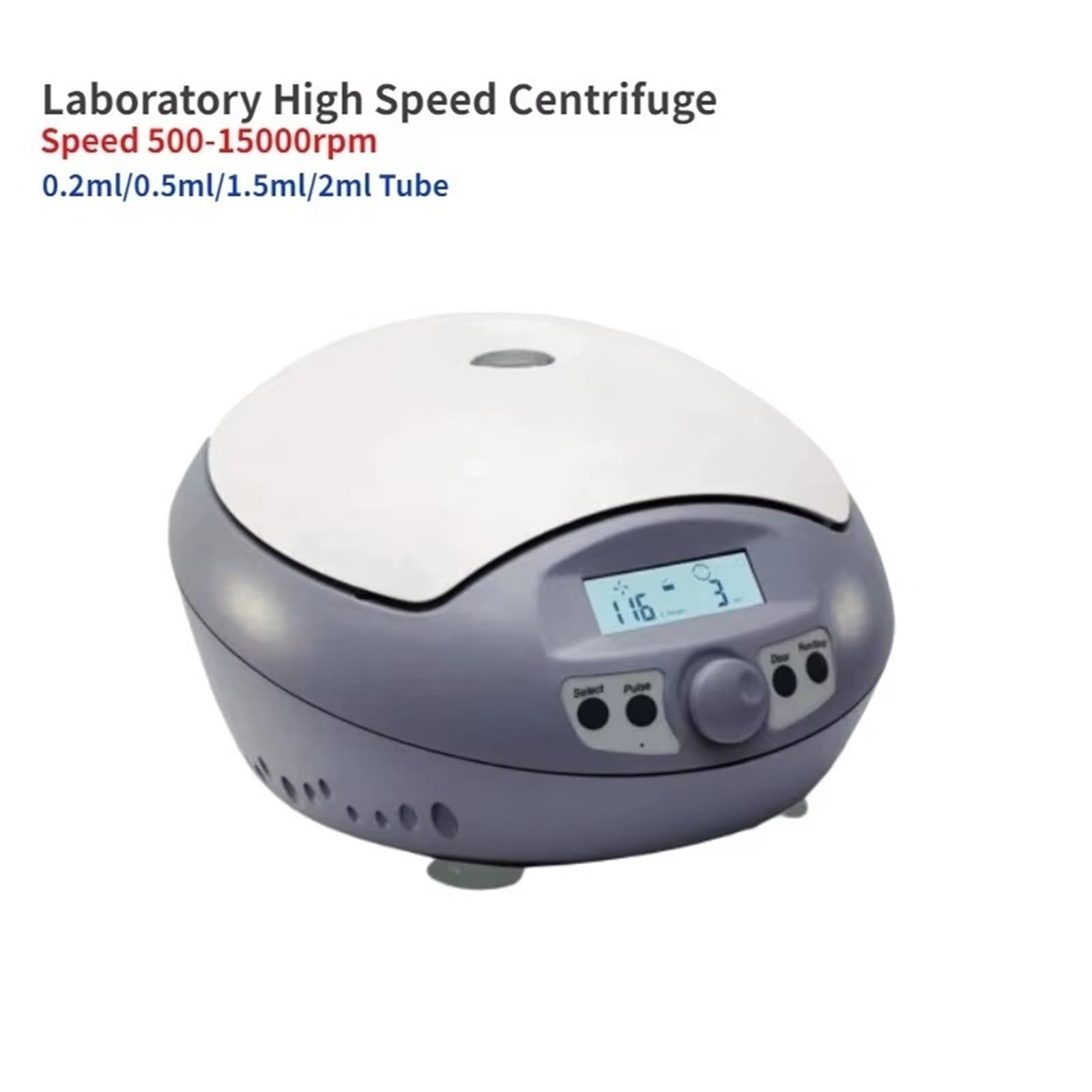 Wirówka laboratoryjna, Szybka mini wirówka LCD Digital 15000 obr./min 0,2/0,5/1,5/2 ml Wirówka laboratoryjna do biologii PCR do rozdzielania próbek