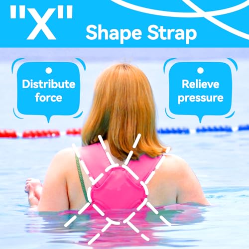 Image of Baby Carrier, Dual-Use Adjustable Baby Sling Support Infant Chest Holder with Drawstring Backpack for Newborn to Toddler 13-33 lbs Swimming Pool Beach Land (Pink)