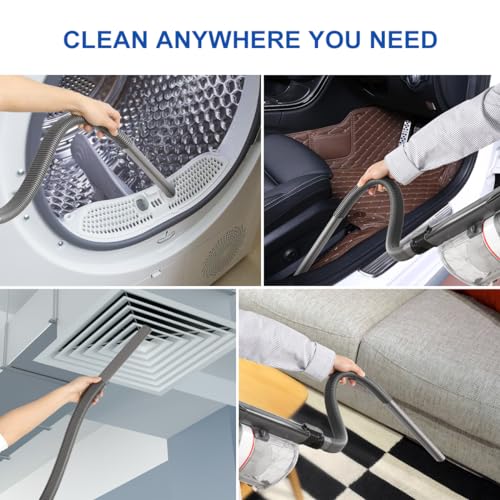 Lanmu PD231030117 Dryer Vent Cleaner Kit Compatible With Shark Ix141 Iz363Ht Iz362H Cordless Pet Stick Vacuum, Flexible Dryer Lint Remover Hose Vacuum Attachment thumb #5