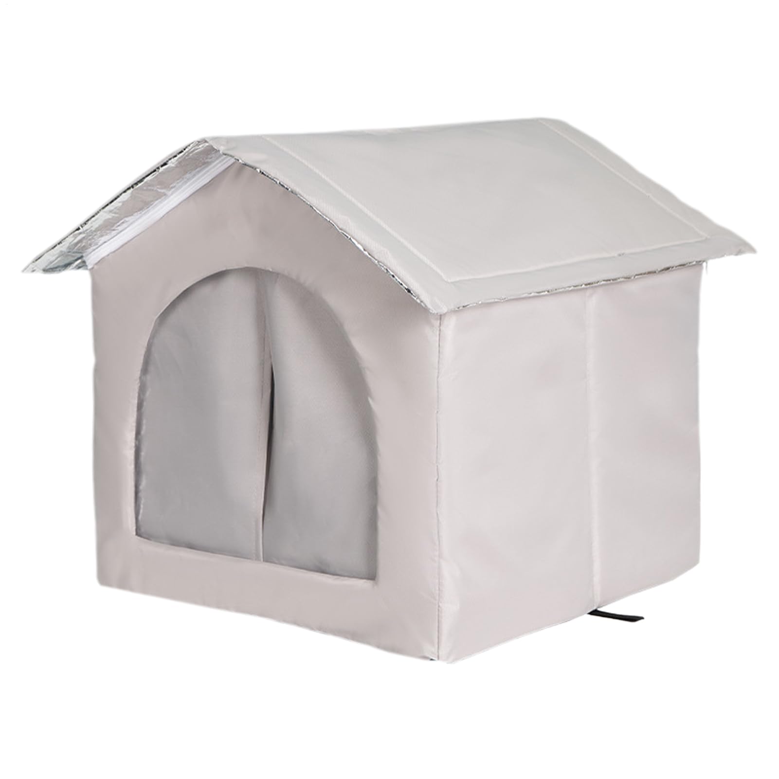 Maison pour chat d'extérieur imperméable avec lit d'hiver confortable pour chiot et chaton