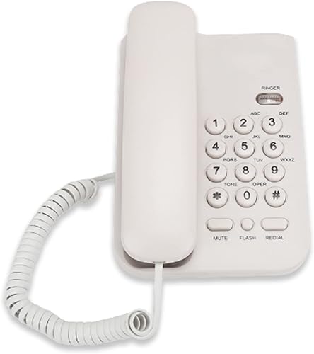 Teléfono con cable fijo, KX T3026CID Básico No requiere alimentación de CA Teléfono fijo Teléfono con cable Teléfono con cable para Hotel Home