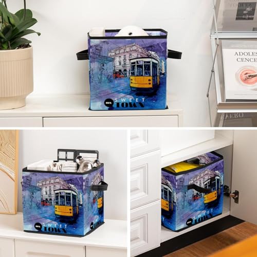 Boîte de rangement pliable cube pour éliminer le désordre du placard - 6