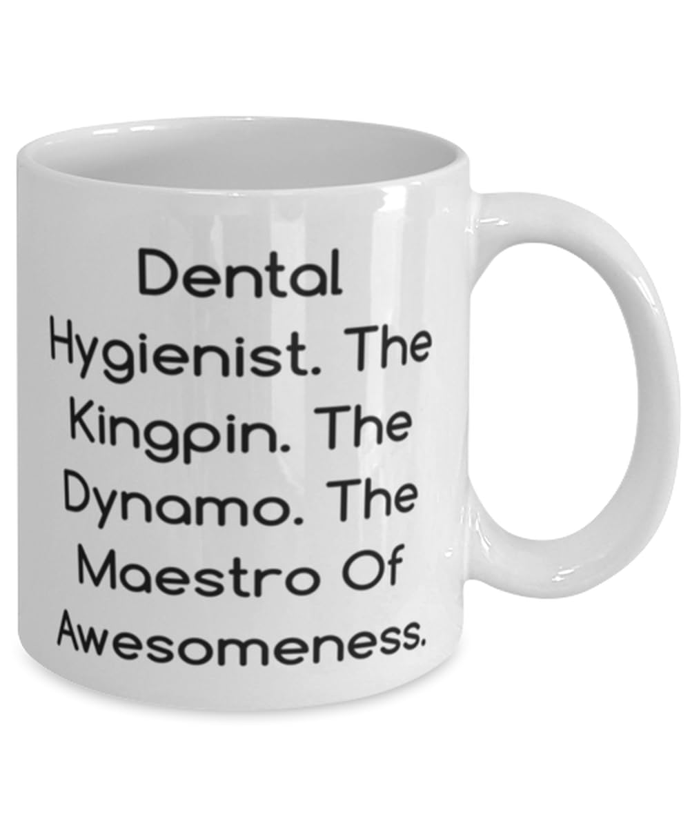 Dental Assistant Mug - My Level of Sarcasm Coffee Cup Black Accent Color for Dentist Dentistry Operator Dental Clinic - Gifts for His Her Birthday Christmas Funny Men Women - 11oz