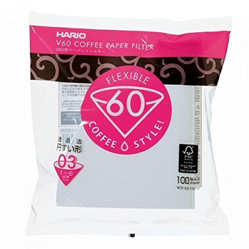 HARIO(ハリオ)　V60用ペーパーフィルター 03W 100枚　VCF-03-100W　10個セット 2zzhgl6 V60用ペーパーフィルター03 W 100枚 – HARIO NETSHOP