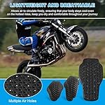 Universal-Motorcycle-Back-Protector-Insert-CE-Armor-Insert-Pads-Set-of-5pcs-Level-1-Back-Armor-Protection-Pad-and-CE-Level-2-Elbow-and-Shoulder-Pads-for-Motorcycle-Jacket-Black