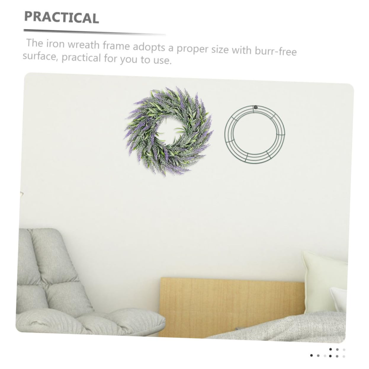 6stücke Eisen Kranzrahmen Rund Zum Basteln Blumenkranz Für Tür Wand Dekoration Hochzeit Weihnachten DIY Projekt Kranzring Metall Draht Rahmen