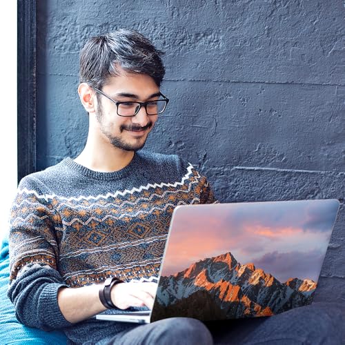 Image of GalaxsiaMountains Top+Wrist Pad Vinyl Laptop Skin /Sticker /Cover Upto 15.6 Inches Laptops Laminated-Removable-HD Quality Compatible for Hp-Dell-Sony-Lenovo-Asus etc.(15x10 Inches)