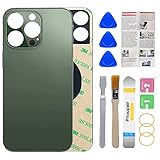Phoupair OEM Rear Back Glass Replacement for iPhone 13 Pro 6.1 Inches with Professional Repair Tool Kit (Alpine Green)