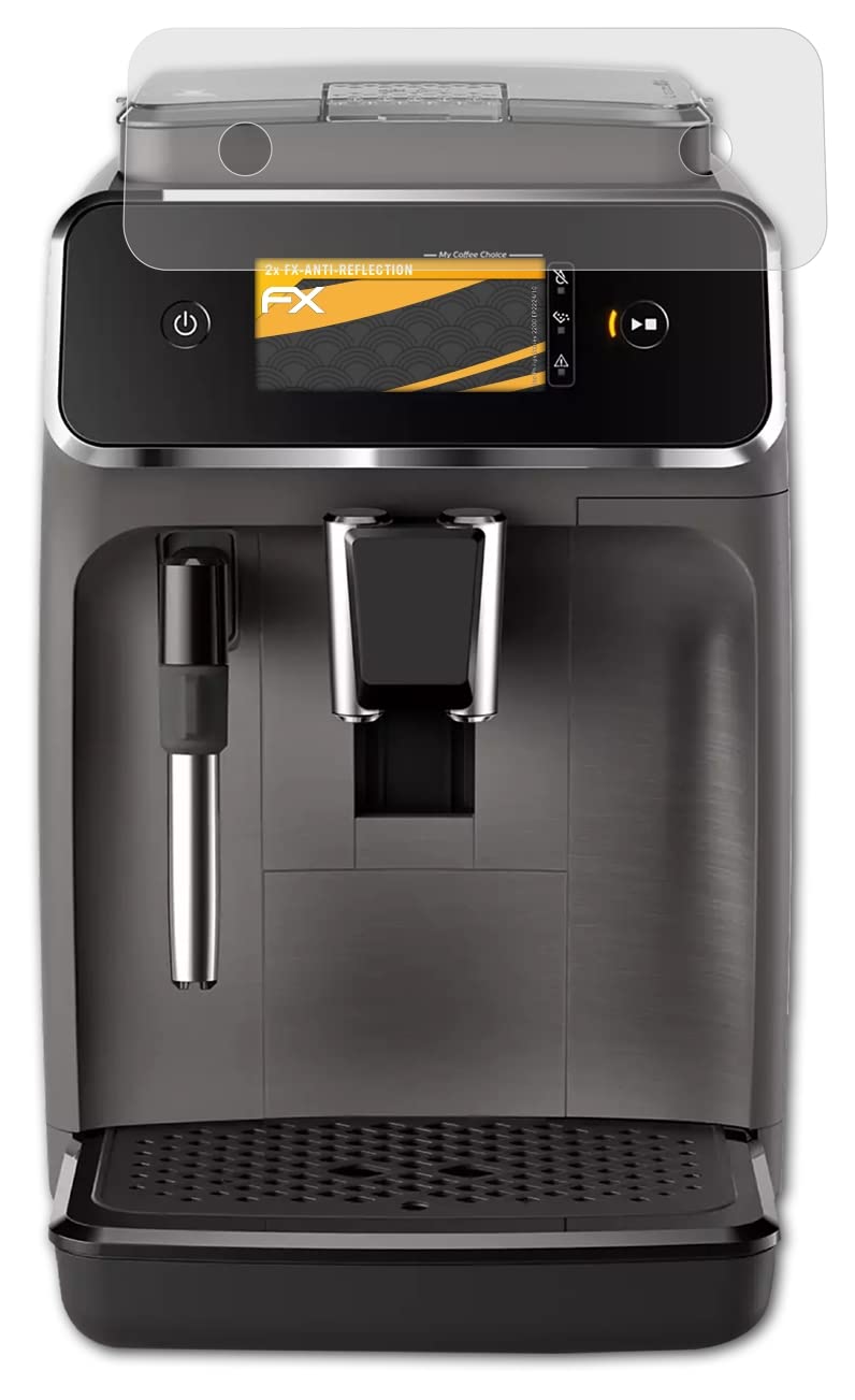 atFoliX Screen Protector compatible with Philips Series 2200 EP2224/10 Screen Protection Film, anti-reflective and shock-absorbing FX Protector Film (2X)