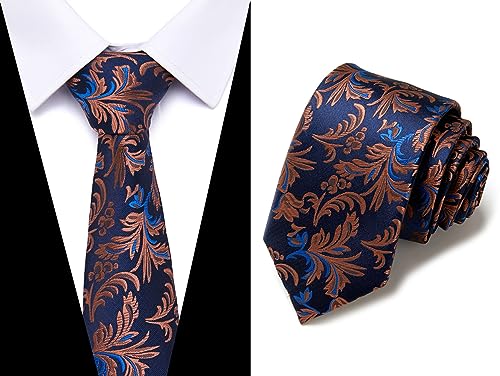 Image of Passabin Tie For Men Necktie Woven Jacquard Neck Ties Set 6 PCS