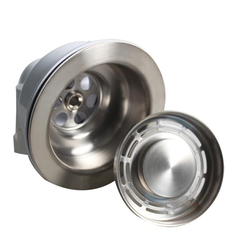 Colador para fregadero de acero inoxidable 4.5 pulgadas miniatura 2
