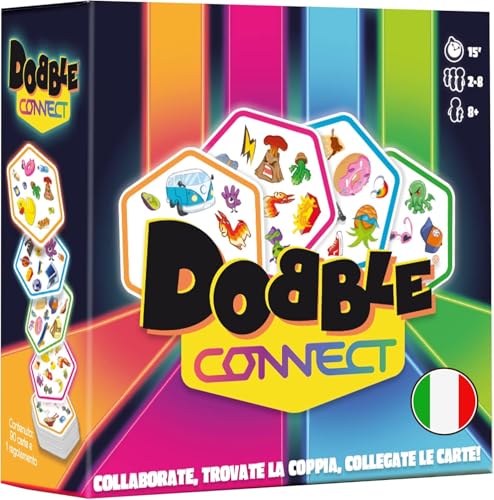 Asmodee - Dobble Connect - Gioco da Tavolo, 2-8 Giocatori...