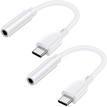 USB C to 3.5mm Audio Headphone Jack Adapter for Google Pixel 10 9A 9 Pro XL Fold 8A 7A 6A 8 7 Pro 5A 4 3,2Pack Type C to Aux Converter Dongle Cable Cord for Samsung Galaxy S25 S24 S22 S21 S20