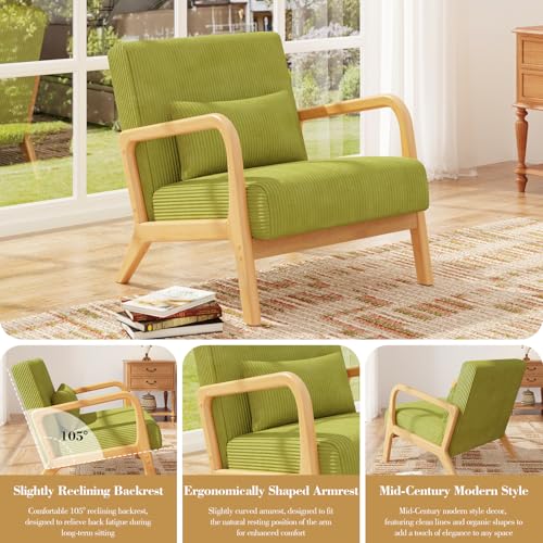 Sillón Moderno Plegable Verde miniatura 5