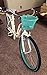 BIRIA Basket with Hooks Green, Front, Removable, Children Wire mesh Small Kids Bicycle Basket, New, Green