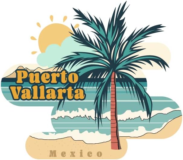 Puerto Vallarta, Mexico 3 inch Sticker, S421 (Waterproof