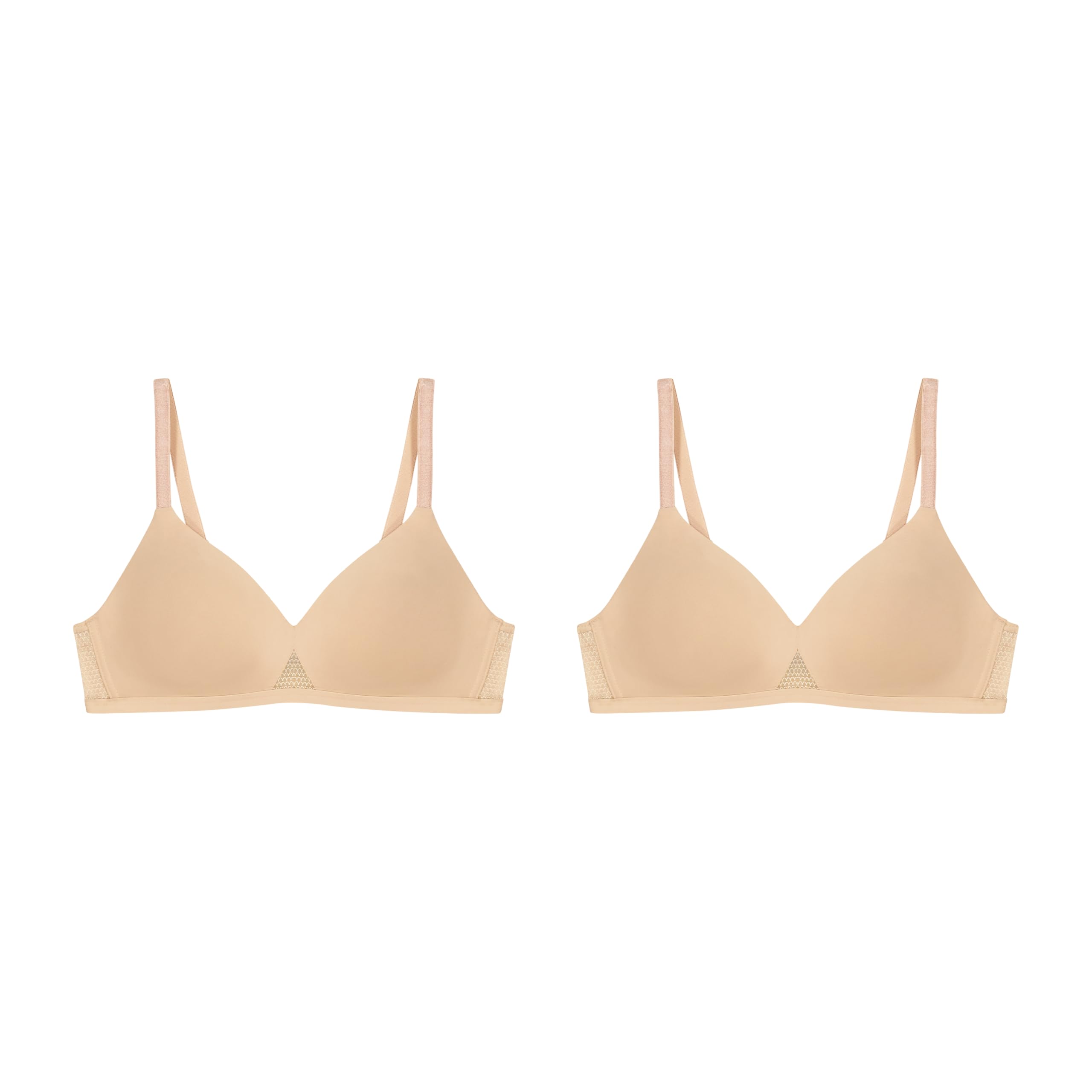 Hanes Women's Wireless Bra, Oh So Light T-Shirt Bras for Women, ComfortFlex Fit, Foam Cups