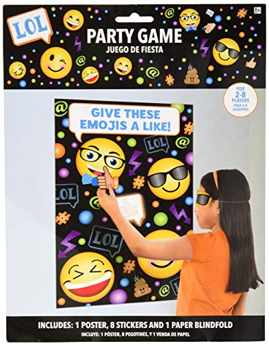 Amscan LOL Emojis Party Game, Multi Sizes, Multicolor