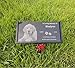 SHINCEL Grave Marker Stand for 16x8x0.5 Inch Plaque, Pet,Dog,Cat Gravestone Holder,Memorial Plaque Stand for Human,Tombstone,Headstone,Garden Memorial Stone Stand for Cemetery
