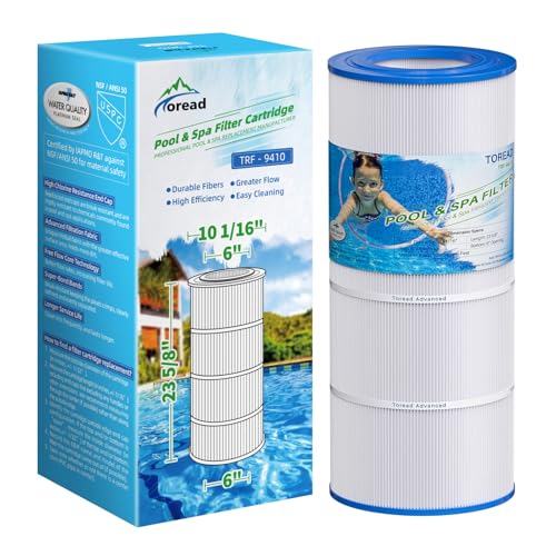Image of CC100 Pool Filter Replaces Pentair Clean and Clear 100, CCRP100, PAP100, PAP100-4, Ultral-C3, Unicel C-9410, R173215, Filbur FC-0686, 59054200, 160316, 160354, SP100 Predator 100