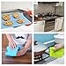 HomeDo Waterproof Silicone Placemats, Non-Stick Baking Mat, Non-Slip Dining Table Mat for Kids/Baby/Children, Heat Resistant Insulation Countertop Protector Pads (Clear, 15.75x11.81Inch-3pack)