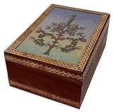 Caja decorativa para objetos pequeños como joyas, llaves, pañuelos, boletos, dulces, etc. o para usar como urna