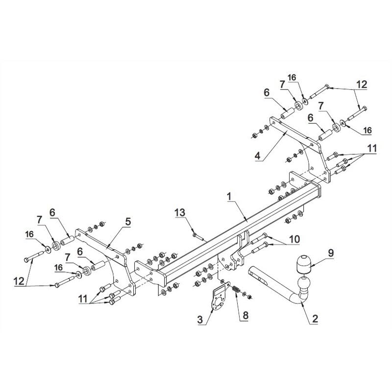 Attelage Compatible avec Dacia Duster II (01/18-) Col de Cygne - Auto-Hak