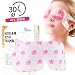 Natural Warming Steam Eye Mask for Reducing Eye Stress and Puffy Eyes, Relieving Eyes Fatigue Convenient Sleep Eye Mask for Travel Working Relaxing Women and Men 10 Units/Box