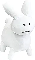 Peluche Roblox, peluche Forsaken Gubby, brinquedos de peluche colecionáveis suaves para crianças e fãs de videojogos, presente Roblox para meninos e meninas 20 - 30 cm (branco)
